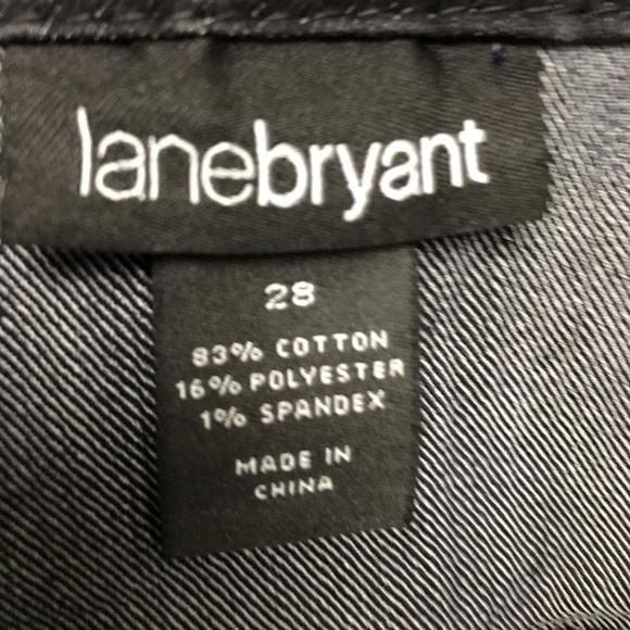 Lane Bryant Black Jean Jacket - Picture 3 of 6